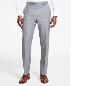 Michael Kors Men's Classic-Fit Stretch Wool-Blend Suit Pants Gray B4HP $190